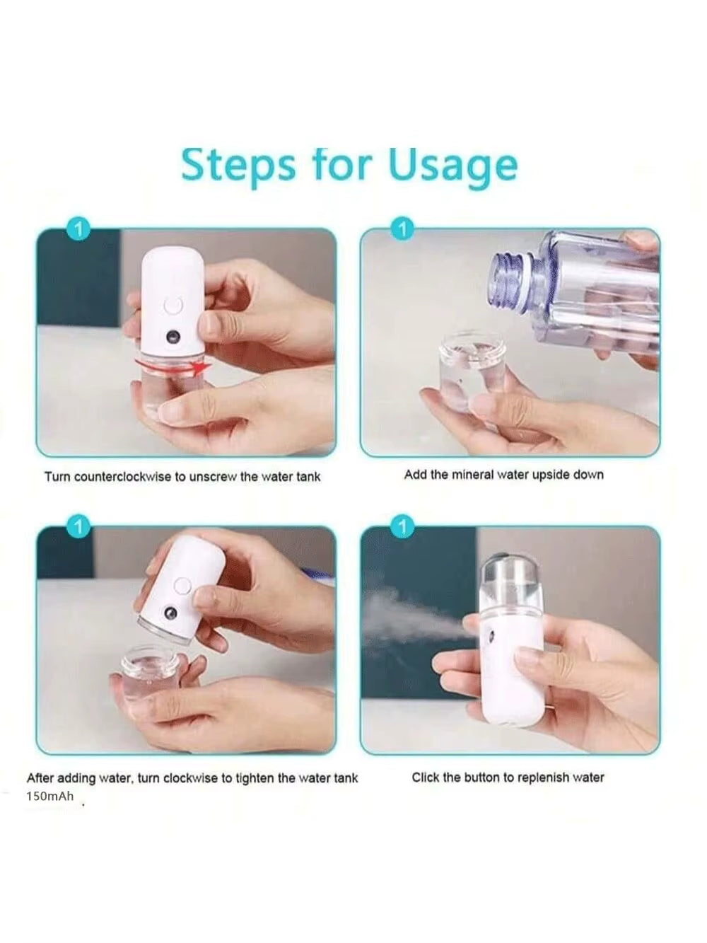 Revitalize Your Skin with the USB Rechargeable Mist Facial Sprayer - The Ultimate Moisturizing Beauty Tool